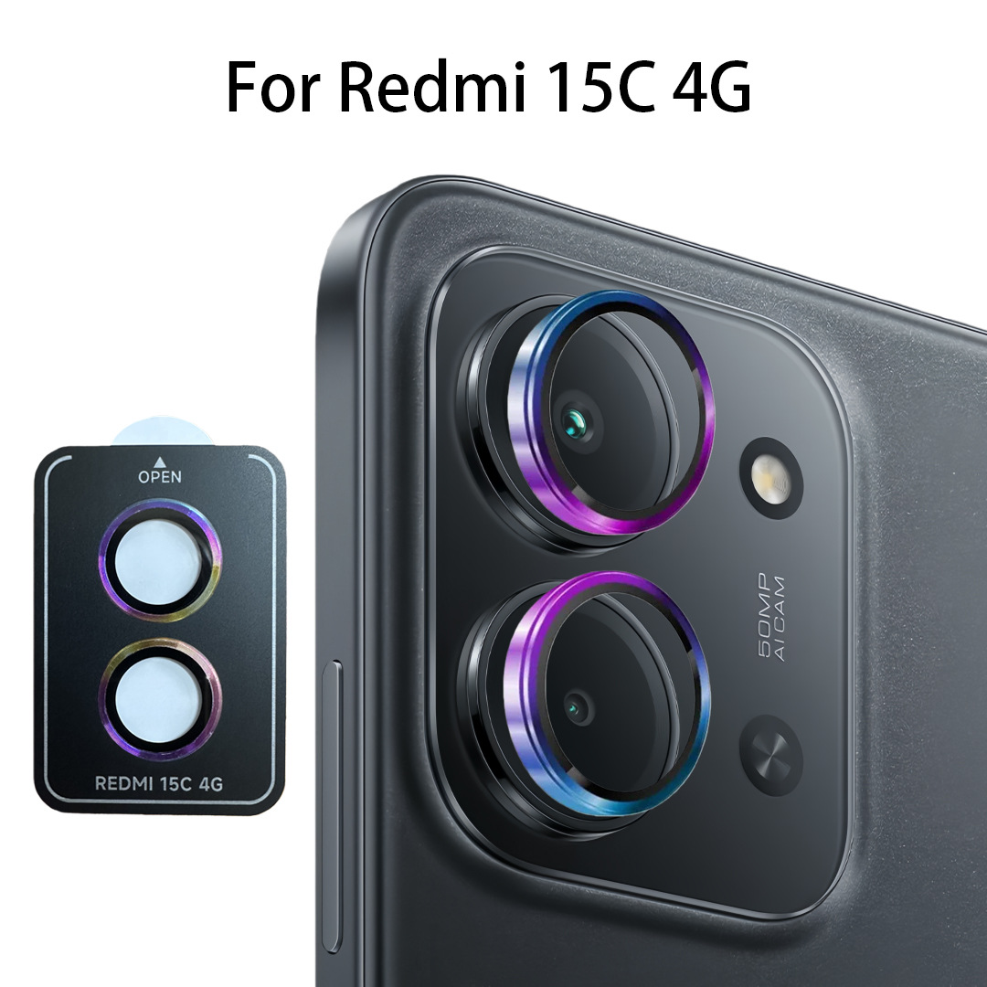 Suitable for Redmi 15C Positioning Metal Eagle Eye Second Lens Film Redmi15 Rear Camera Second Protective Film