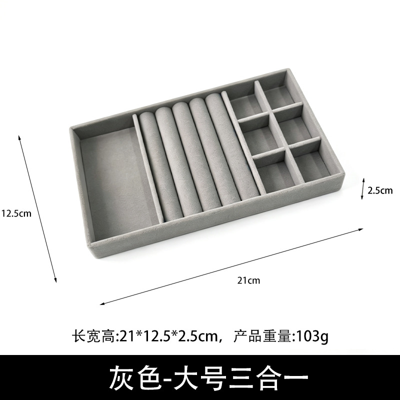 Caja de joyería en stock Caja de almacenamiento Caja de exhibición de joyería Paleta de joyería Paleta de almacenamiento de anillos de brazalete image 22