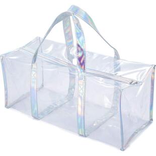 Clear PVC Travel Makeup Toiletry Storage Bag Large Capacity