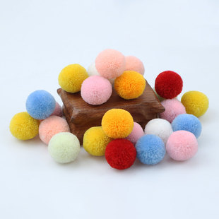 ë��4cm�_˾�׼�ë����ɫ��÷�� diy��ͯ���ë���� ��Ьñ���o��