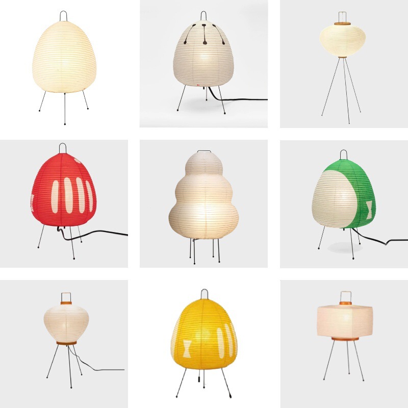 Akar Japanese Rice Paper Table Lamp Wabi-sabi Style Living Room High-end Designer Art Decorative Bedside Table Lamp