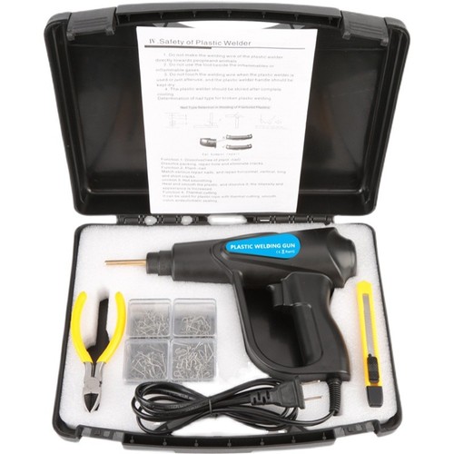 Car plastic bumper repair machine hot welding gun plastic welding rod welding nail patch repair and renovation tool British and Australian regulations