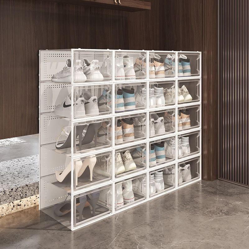 Transparent shoe box storage box drawer -type plastic shoe rack…