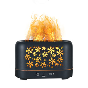 Cross-border creative simulation flame aromatherapy machine fragrance diffuser household 24v office desktop 3D flame humidifier