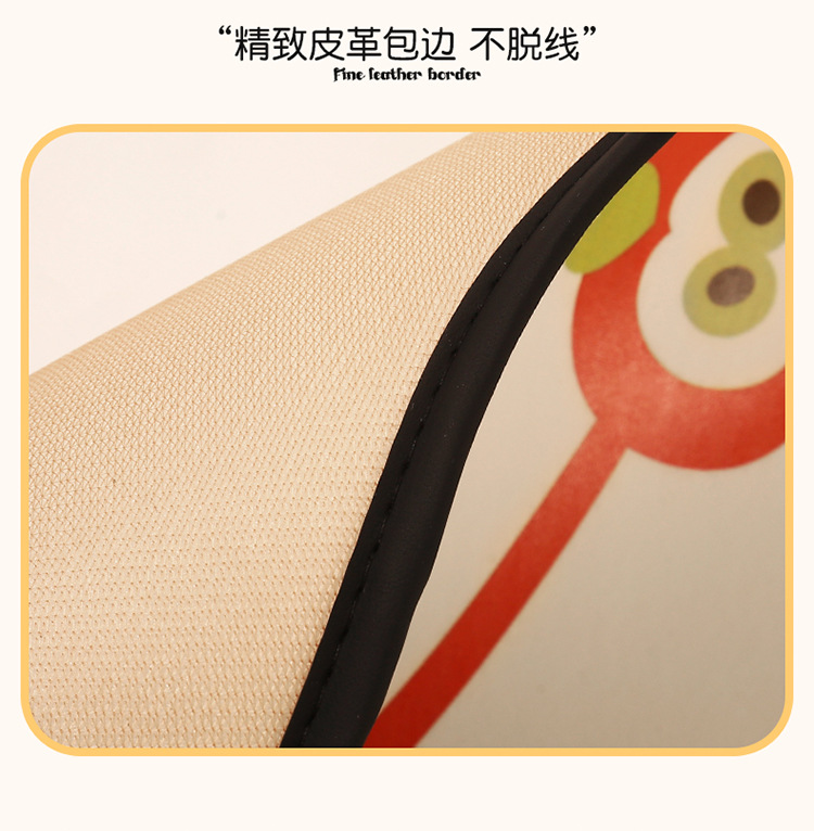 Penguin Cute Lady Cartoon Car Seat Back Anti-Kick Pad Car Seat Back Anti-Fouling Pad Anti-Dirty Pad