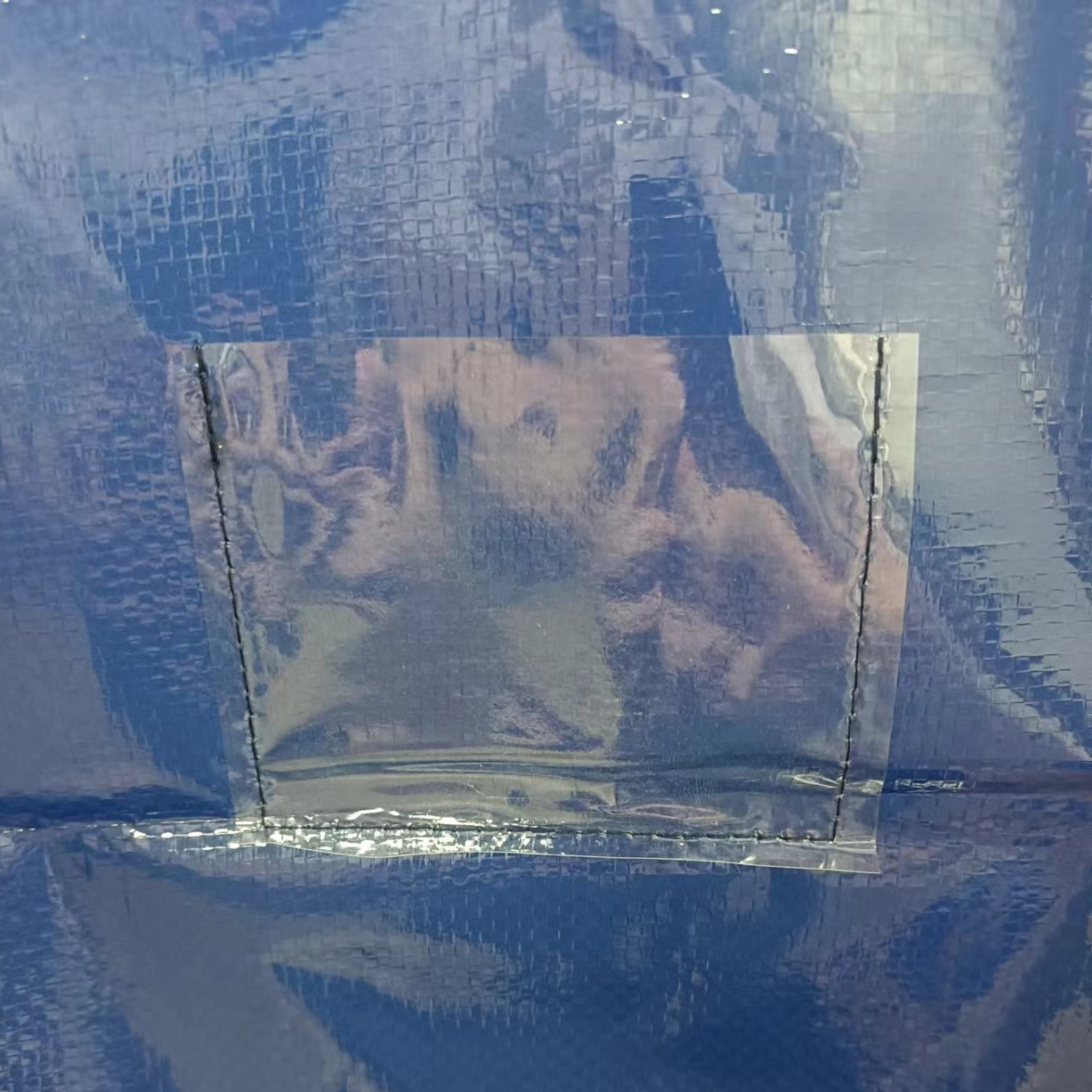 Bolsa de movimiento de gran capacidad PE tejido impermeable PP bolsa de cremallera engrosada ropa de edredón IKEA juguetes bolsa de almacenamiento