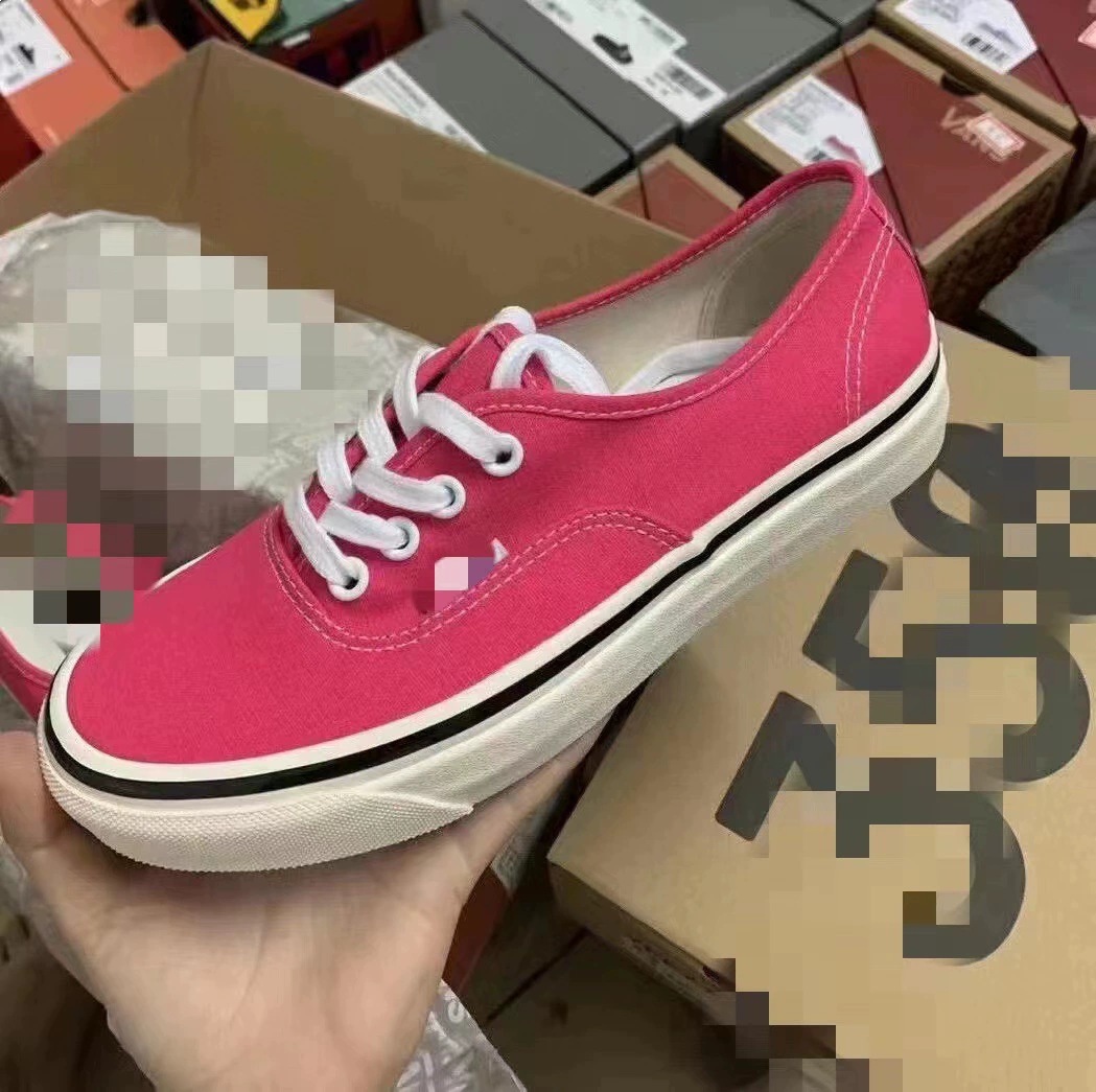 Putian Vance nuevo Anaheim rojo verde sólido zapatos de mujer era baja pareja zapatos de lona para hombres y mujeres