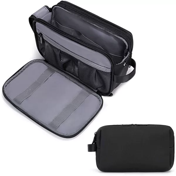 in stock Men's Portable Travel Cosmetic Bag Multifunctional Waterproof Cosmetic Bag Dry and Wet Separate Toiletry Bag