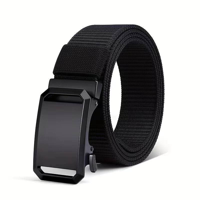 [cross-border a generation of hair] toothless automatic buckle men's military training leisure canvas nylon youth military training belt