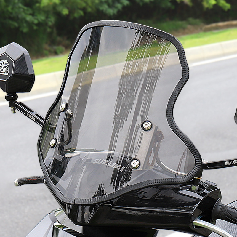 汎用ウインドブレーカーエッジ鈴木UY本 * 田NS125laオートバイのウインドブレーカー保護装飾テープ黒|undefined