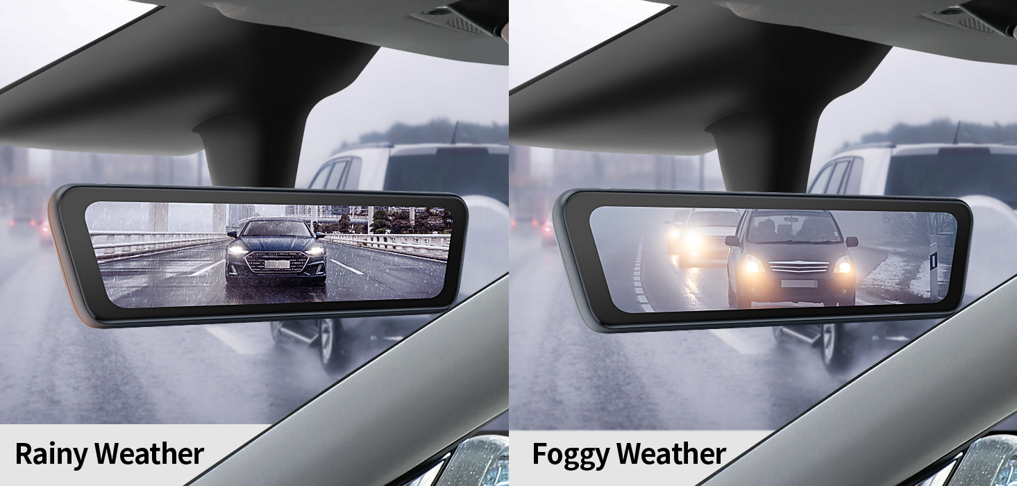 Suitable for Tesla Model 3 Interior Rearview Mirror Model Y Front and Rear Dual-Stream Streaming Media Rearview Mirror S82