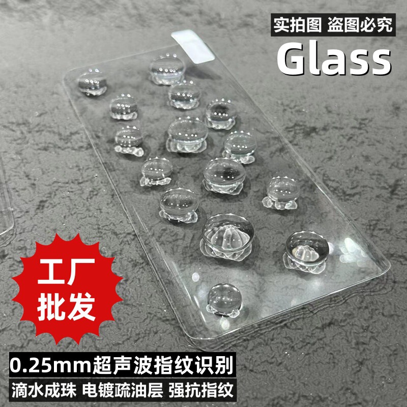 Suitable for Samsung S22/S23Ultra Electroplated High Aluminum Uv Tempered Film S24 Ultrasonic Fingerprint Unlocking Glass Film