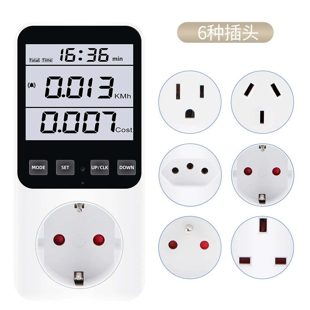 Электричество и электричество, электрическая розетка, бытовой счетчик питания, дисплей мощности монитор, измеритель мощности, измеритель мощности, измеритель мощности