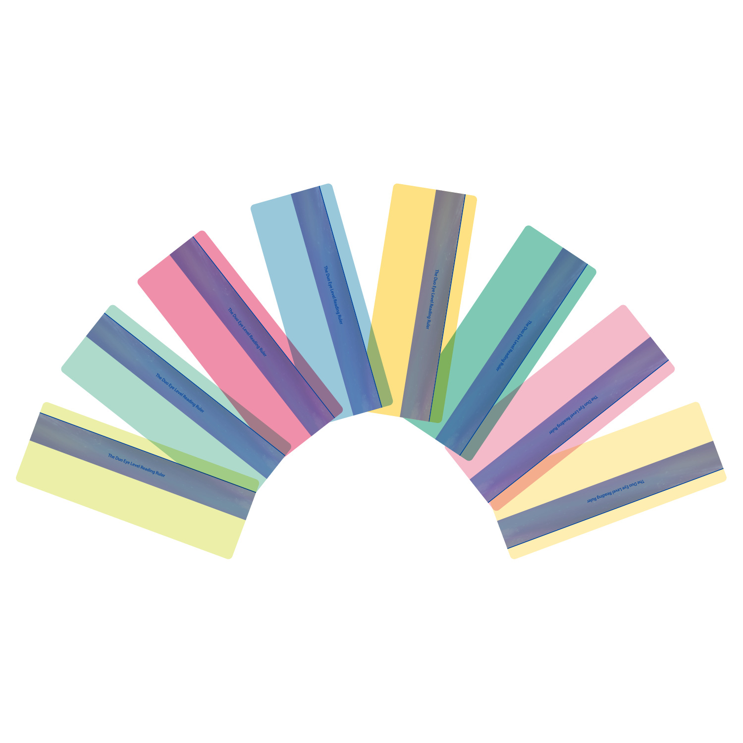 Marcadores de libros coloridos de lectura guiada, éxito de ventas en Amazon, venta directa de fábrica, para ayudar a niños, profesores y asistentes con dificultades de lectura