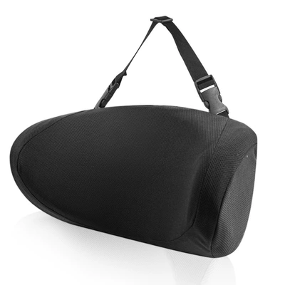 Car headrest child car seat side sleeping pillow soft memory foam slow rebound car U-shaped neck pillow (Headrest) - black