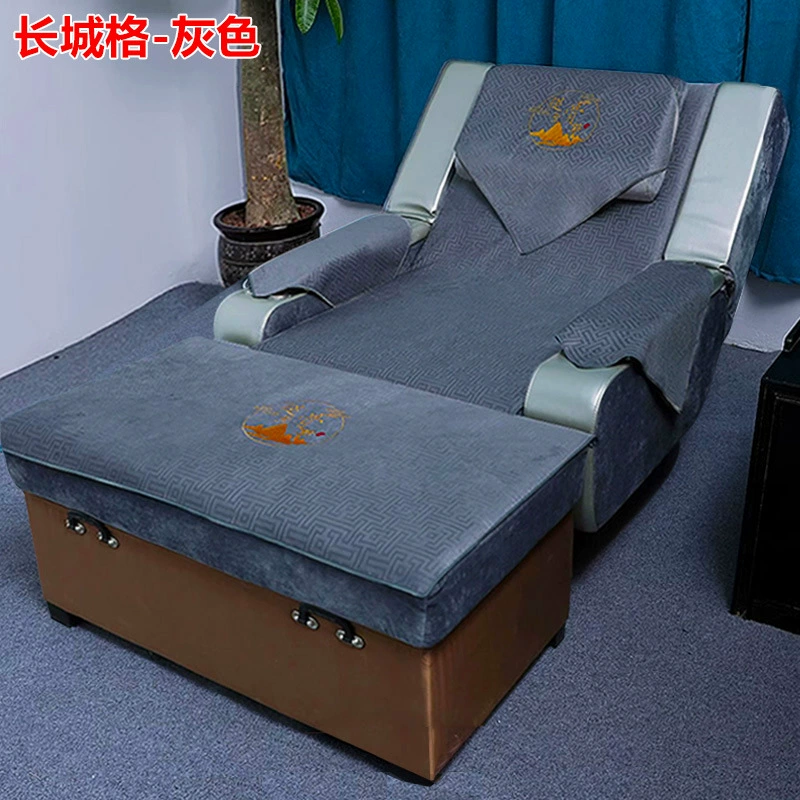 Sofa, non-slip set, massager, sheet, pillow, 4 piece set