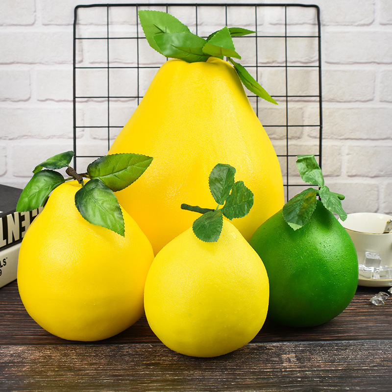 Simulation pomelo model fake honey pomelo fruit and vegetable ornaments cabinet decorations early education photography decoration props Simulation pomelo model fake honey pomelo fruit and vegetable ornaments cabinet decorations early education photography decoration props