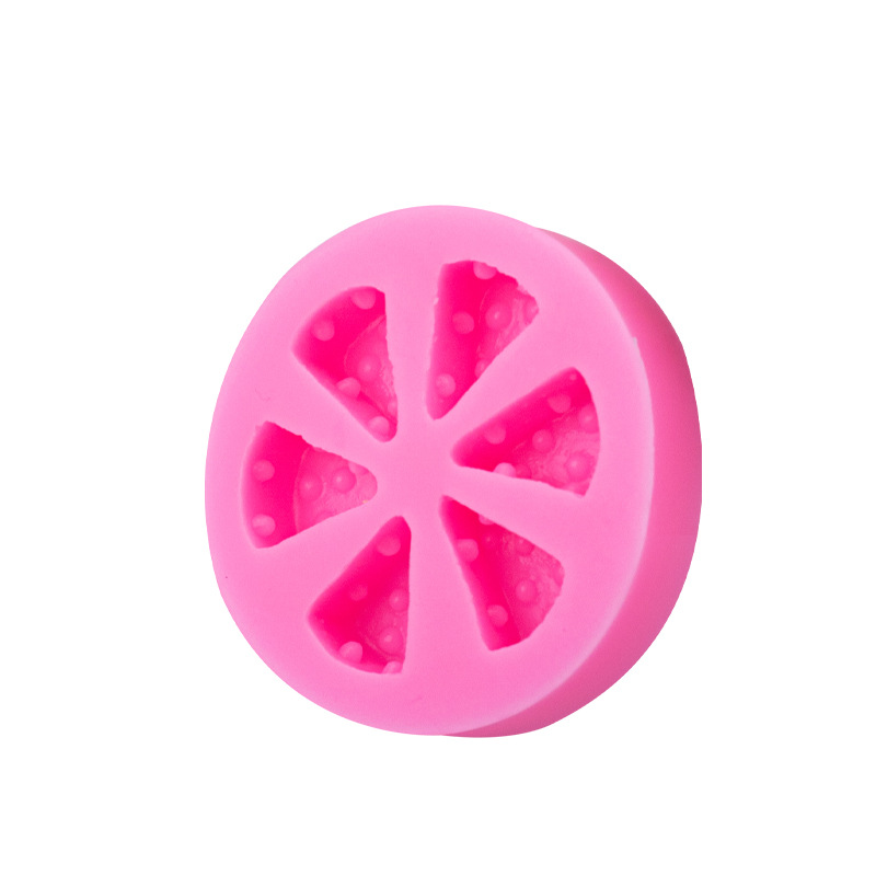 Simulación mini queso bloque de queso aromaterapia vela molde de yeso Ollie sándwich oblea galleta decoración de la torta del molde