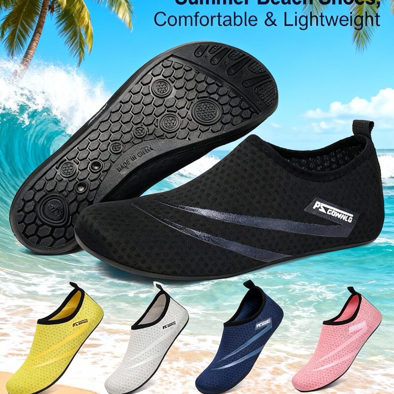 Men's and Women's Water Shoes, Sports Beach Swimming Socks, Non-Slip Fitness Gym Yoga Dance Swimming Surfing Diving Shoes