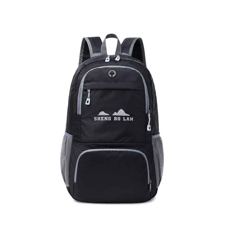 Bolsa de ocio deportivo al por mayor nueva mochila plegable ligera bolsa de almacenamiento de viaje de ocio gran capacidad mochila al aire libre