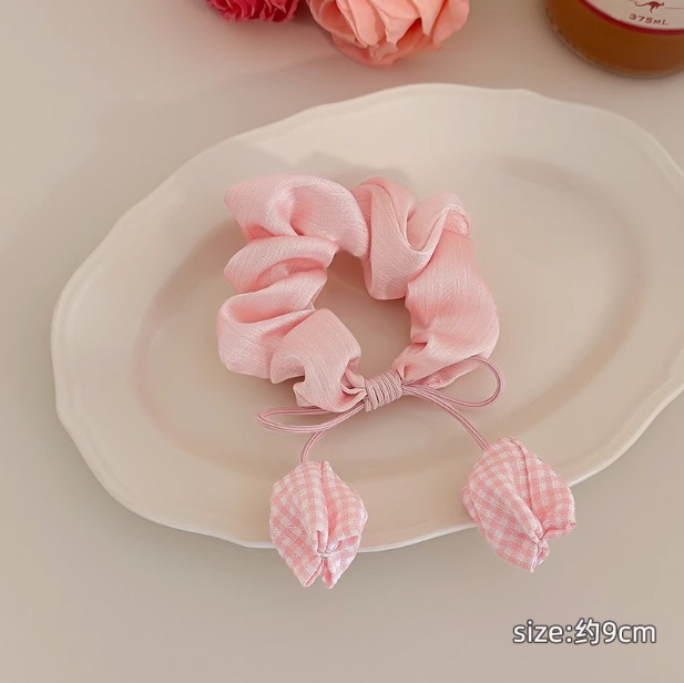 Cuerda para el cabello de intestino grueso retro francés para mujer, satén de alta gama, cuerda para el cabello coreana, cuerda para el cabello Mori, accesorios para el cabello, tocado grande