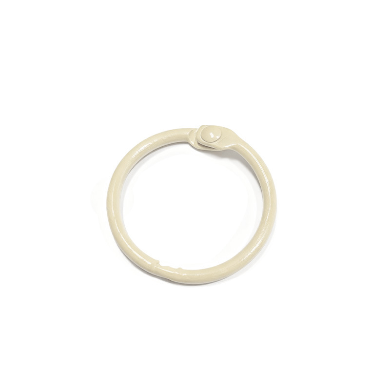 Color macarón 30mm color laqueado anillo de encuadernación anillo de encuadernación calendario de escritorio anillo de encuadernación DIY
