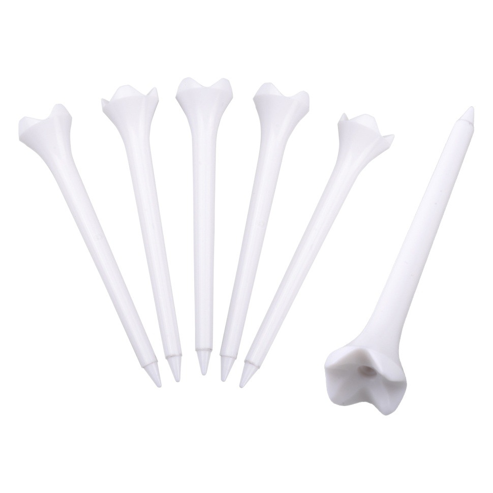 4-ángulo de plástico uñas Golf Tees Golf asiento 83/70mm bola arrastre