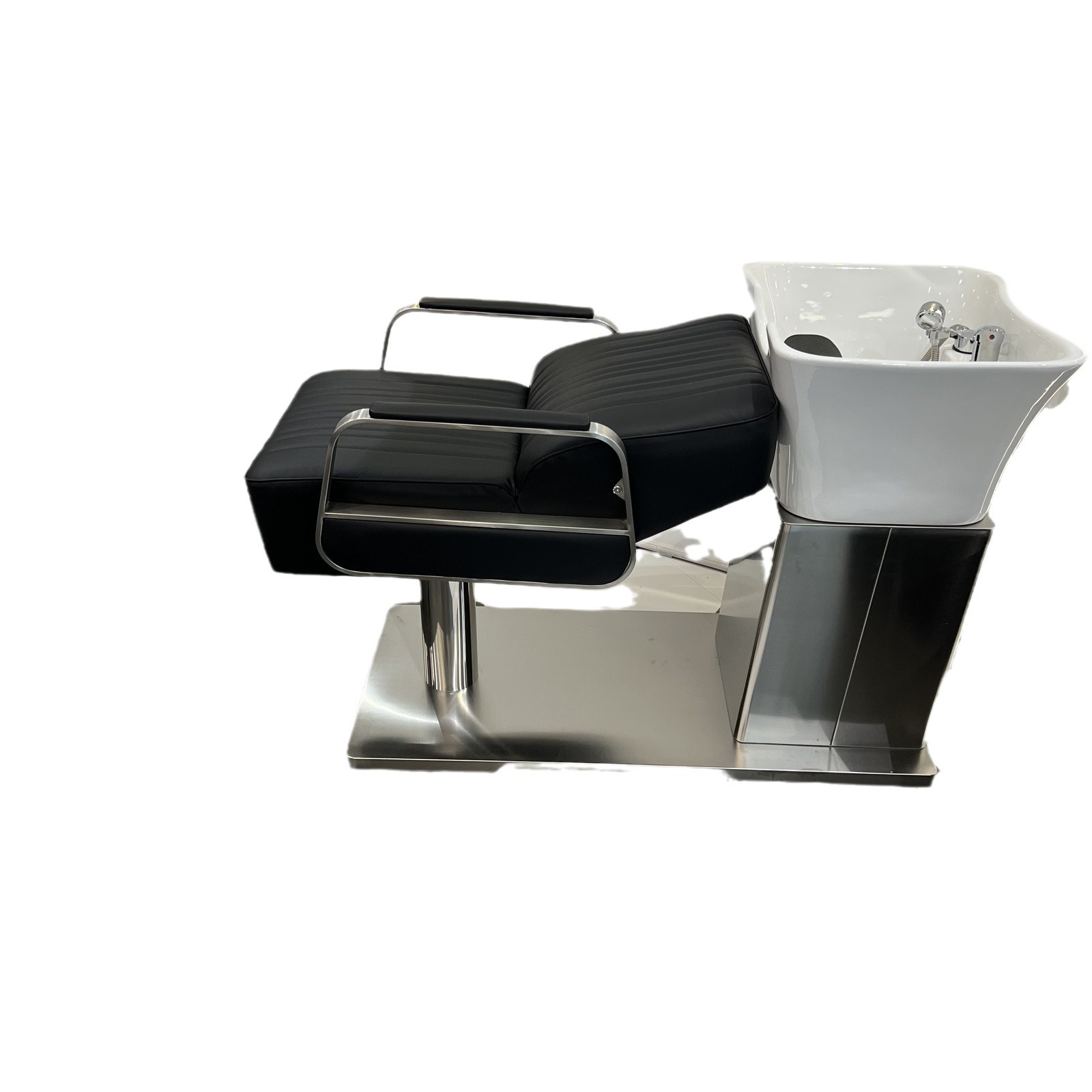 Internet de la celebridad salón de Pelo Semi-acostado cama de champú peluquería especial de lavado cama de masaje cama peluquería cuenca cerámica cama de masaje