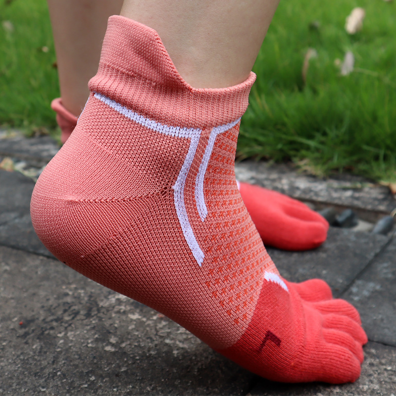 Five Finger Socks Yoga Socks Men's and Women's Sports Running Entry Fitness Moisture Absorption Perspiration Pressure Compression Rope Skipping Pure Cotton Bottom