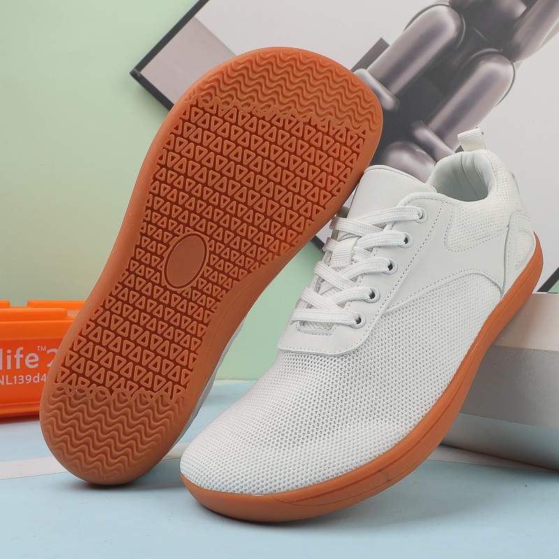 Nuevos zapatos casuales transfronterizos de cabeza ancha descalza con suela suave antideslizante zapatos deportivos transpirables para caminar zapatos de ejercicio para correr en bicicleta