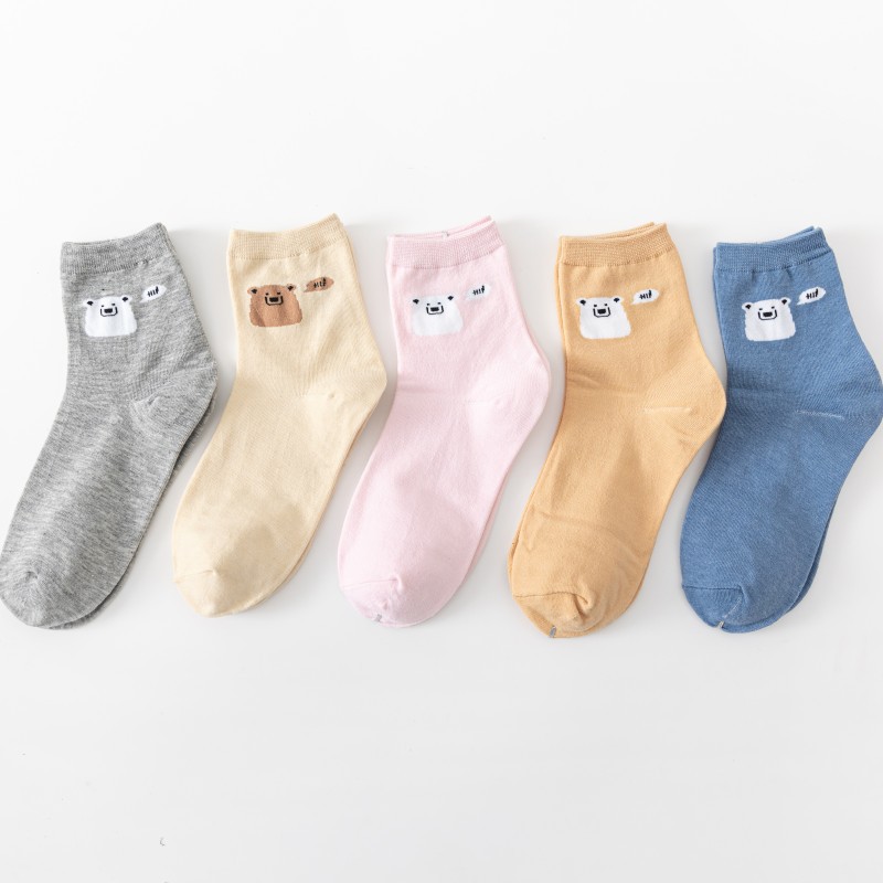 Cartoon Cat Boat Socks 3