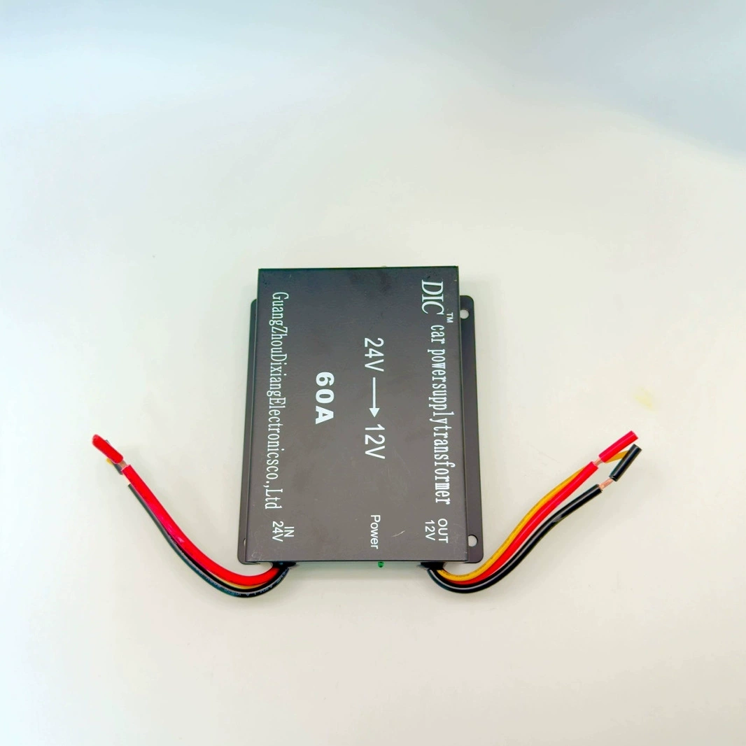 60A Автомобильный понижающий регулятор постоянного тока, преобразователь питания, трансформатор DC48V/24V -DC24V/12V