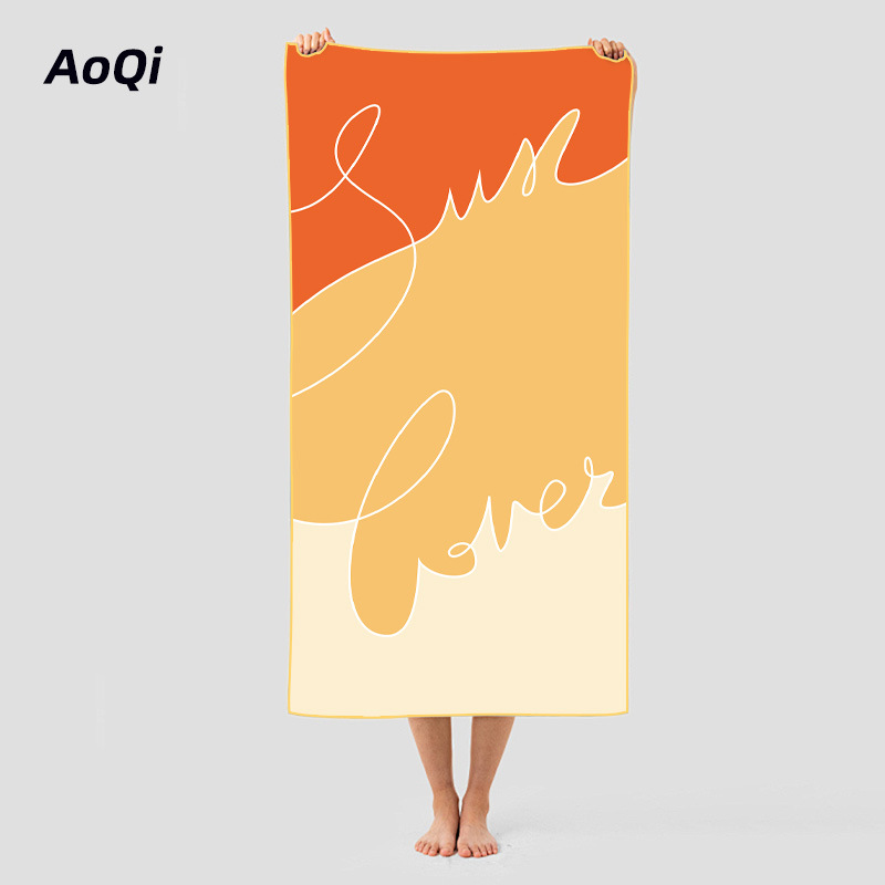 Toalla deportiva de secado rápido de microfibra de doble cara, toalla de yoga, gimnasio, natación o playa al por mayor