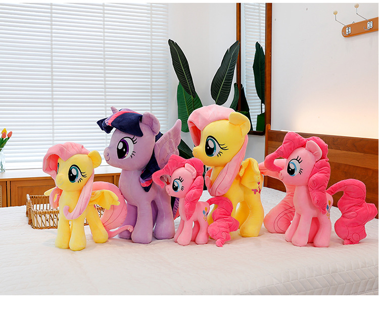Cute Pony Plush Toy, My Little Pony Unicorn Pillow, Pinkie Pie Doll, Twilight Sparkle Plush Toy, Children's Gift