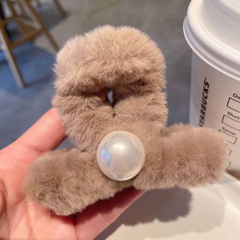 플러시 펄 라이트 브라운-8cm