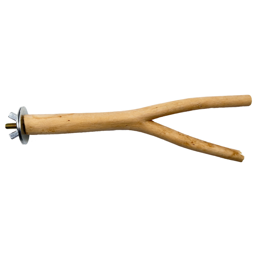 オウムの鳥の駅の竿の原木のブドウの木のサンショウの木のリンゴの木の駅の棒の鳥かごの部品