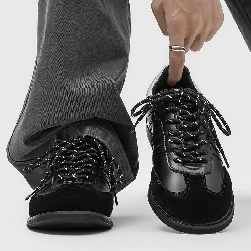 2025 Осень Новая Мода Универсальные Модные Кроссовки Ретро Пэчворк Британский Стиль Dexun Обувь 25628-J.