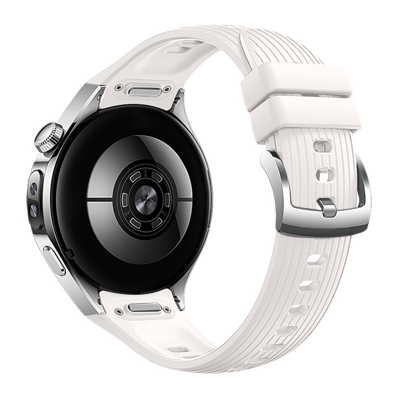 Huawei watch5 シリコン時計ストラップに適しています。公式の垂直パターンのシリコンプッシュ式時計ストラップ 42mm/46mm|undefined