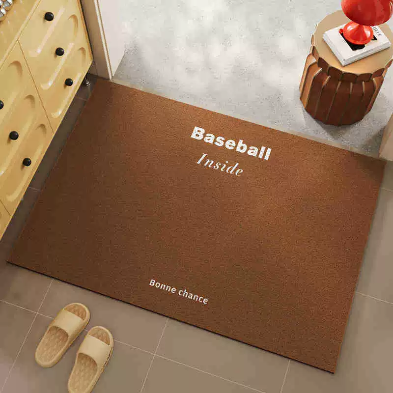 Ins сплошной цвет коврик для входа в дверь