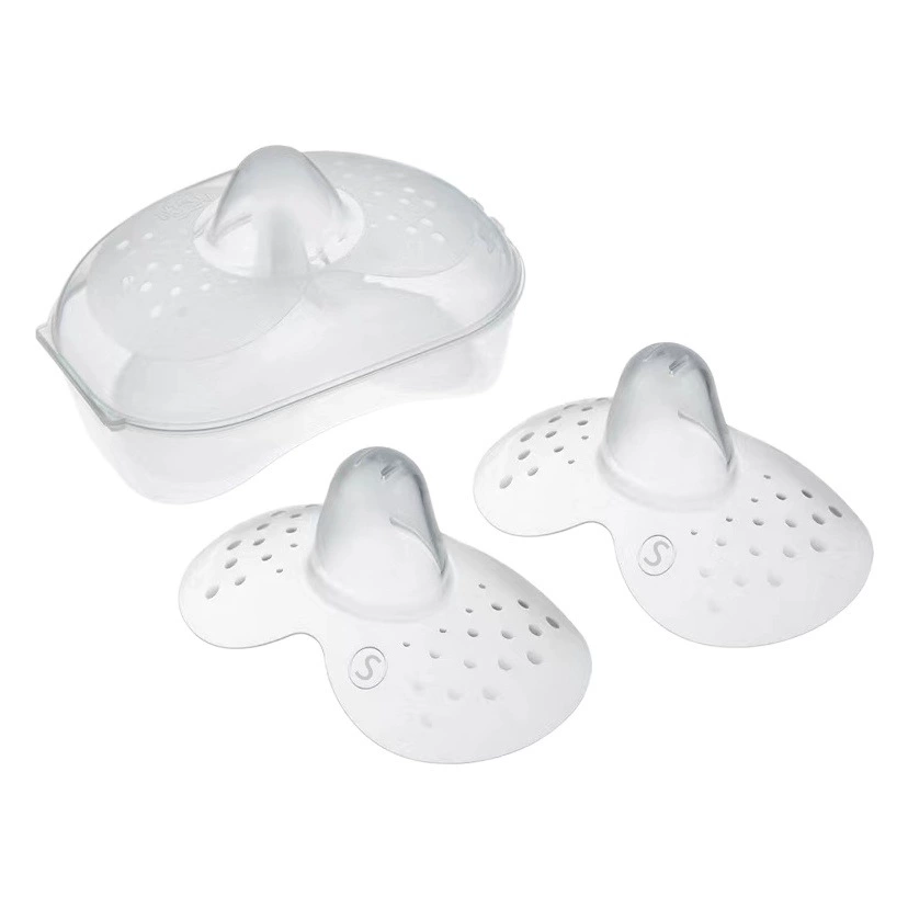 Силиконовый защитный чехол для сосков в форме бабочки S-Code/L-code Milk Shield с защитой от укусов и удушья Крыло бабочки с ящиком для хранения ультратонкий