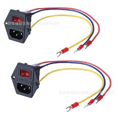 Аксессуары для 3D-принтеров 110V/250V 15A гнездо переключателя судового типа с предохранением DIY