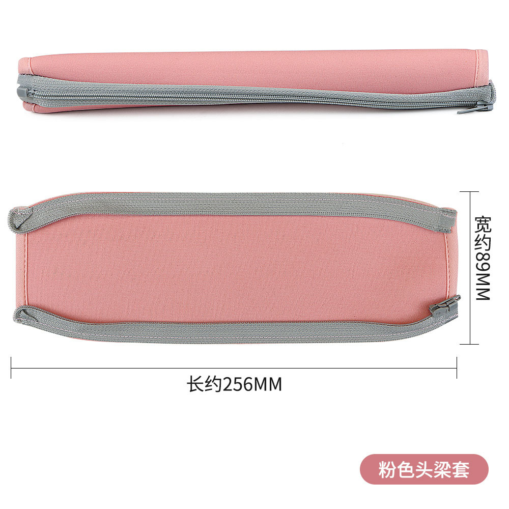 Cubierta de polvo no desechable tela de seda de hielo elástica a prueba de polvo a prueba de sudor auriculares orejeras cubierta protectora de la viga de la cabeza