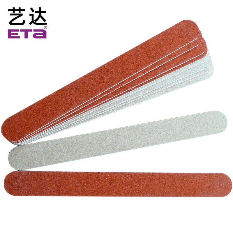 Manicure Wood Sanding Strip 12X8 Disposable Wood Chip Nail File Double-Sided Colorful Shaping Rubbing Strip Polishing Tool Wood Veneer File
