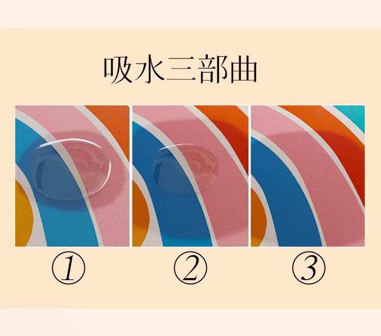 New Xiaoxin Diatom Mud Bathroom Mat, Water-Absorbent, Quick-Drying, Non-Slip Mat for Home Entrance, Door Mat, Foot Mat