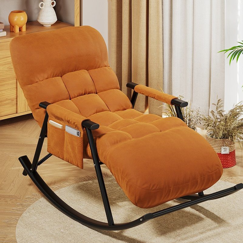 Dormitorio, sofá pequeño, cama, cama, sofá perezoso, mecedora, ventana salediza, sillón reclinable individual, balcón doméstico, silla de ocio