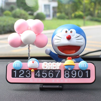 Number Plate, Cute Popular Doll, Nömrəli dayanma kartı - pink-parking-card-station-cat-pink-and-white-ball
