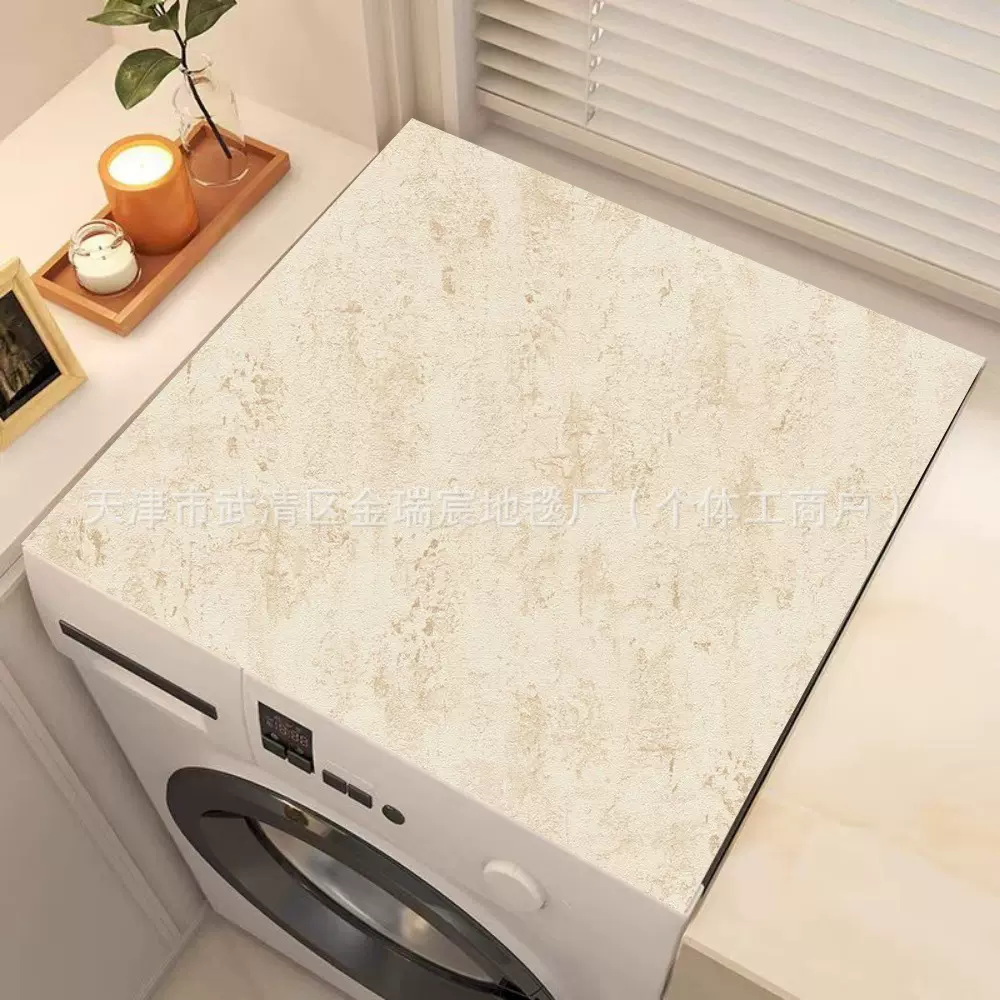 跨境出口洗衣机防尘罩吸水防滑台面保护垫耐脏硅藻泥沥水垫可批发