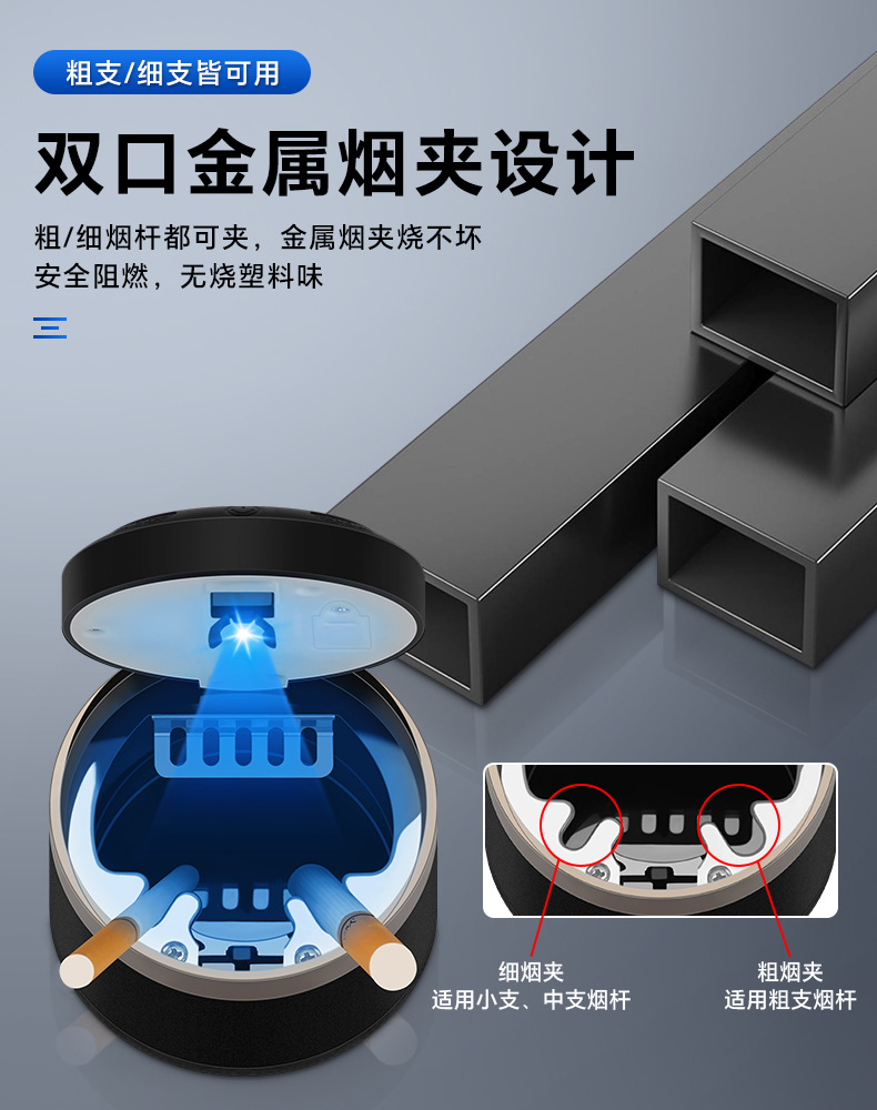 Suitable for Volkswagen Ashtray Car Lavida Bora Magotan Passat Cc Tiguan L Tanyue Interior Decoration Supplies