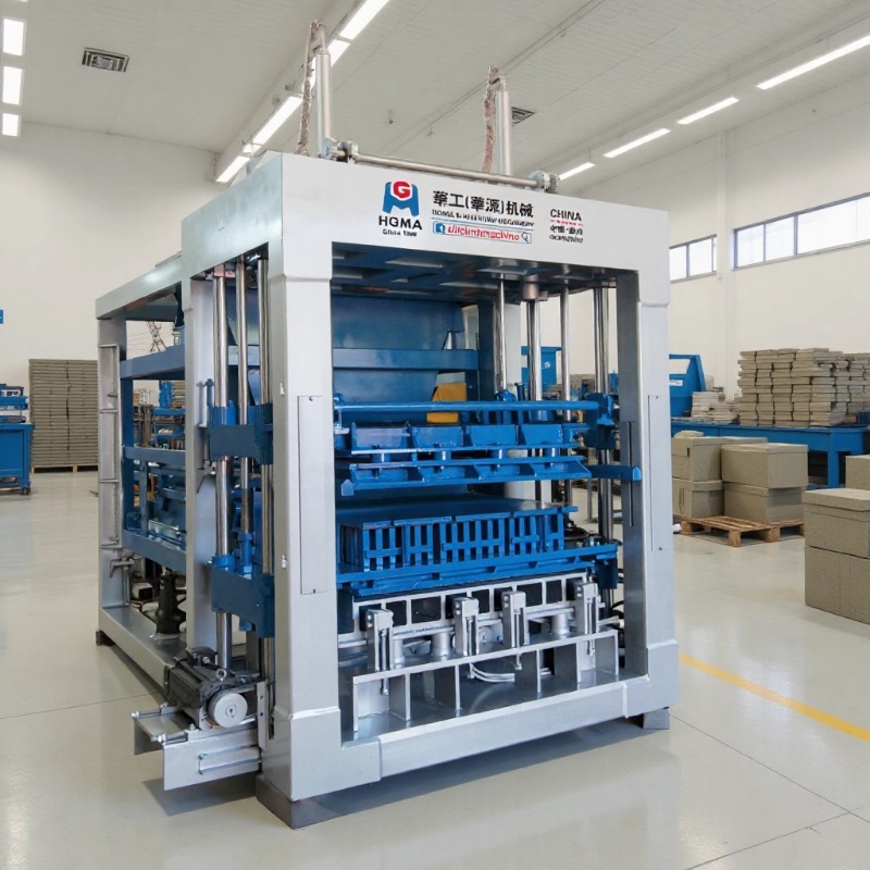 福建QT12-15全自动水泥免烧液压砖机 透水砖砖机 大型路沿石砖机