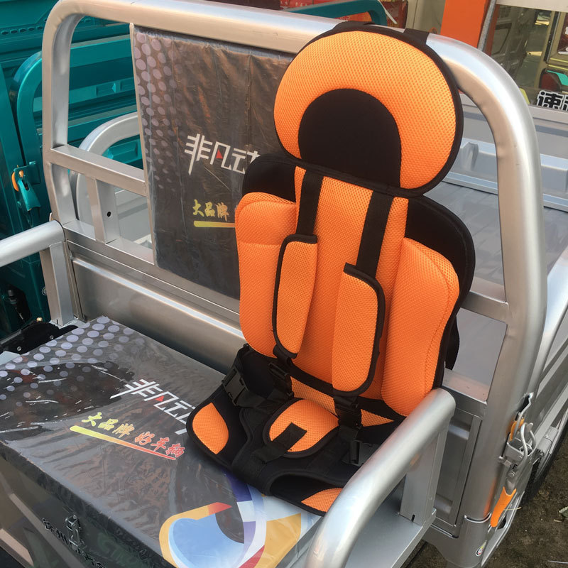 Simple non-motorized car child seat new energy electric three-wheeled four-wheeled car baby seat cushion booster cushion